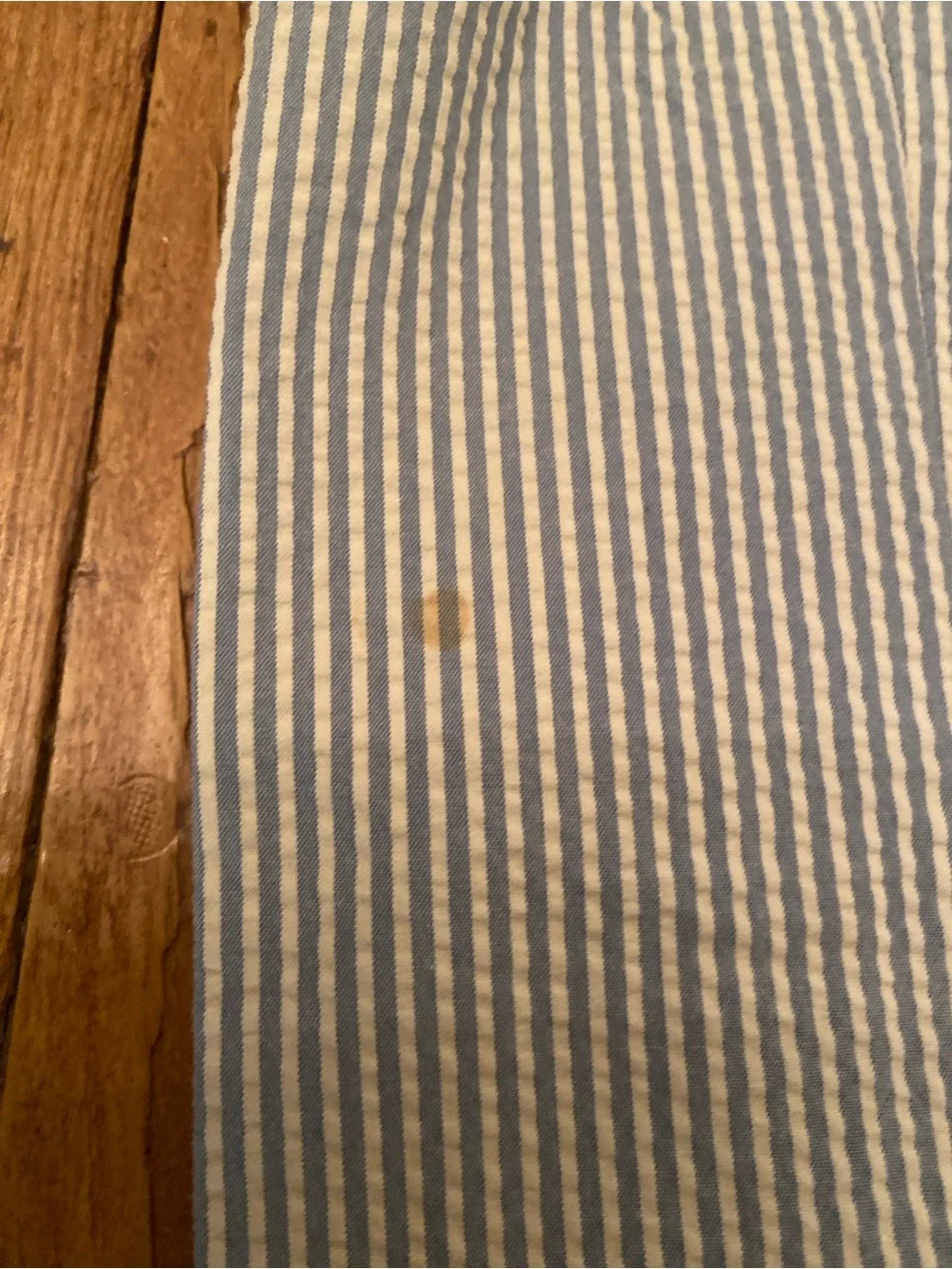 Polo Ralph Lauren Men's Blue and White Seersucker Pants